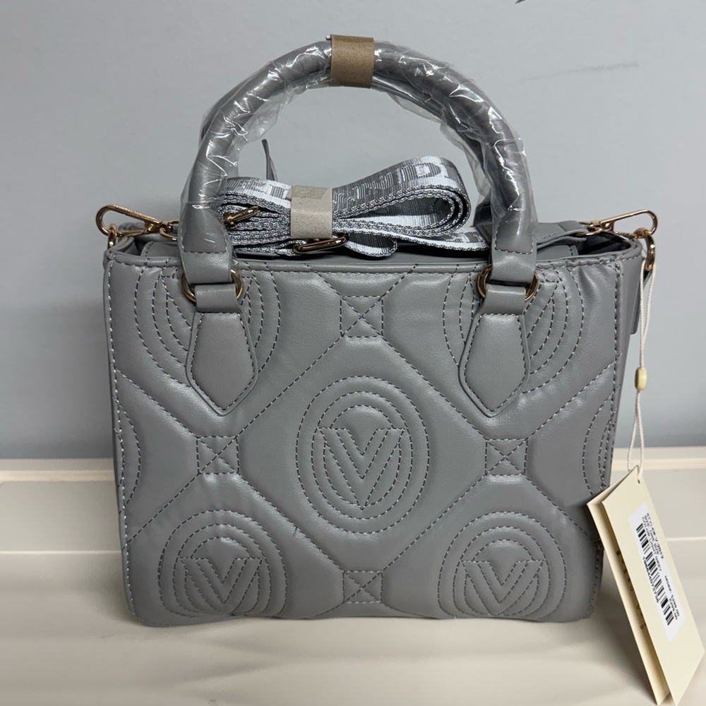 Valentino orlandi light grey purse